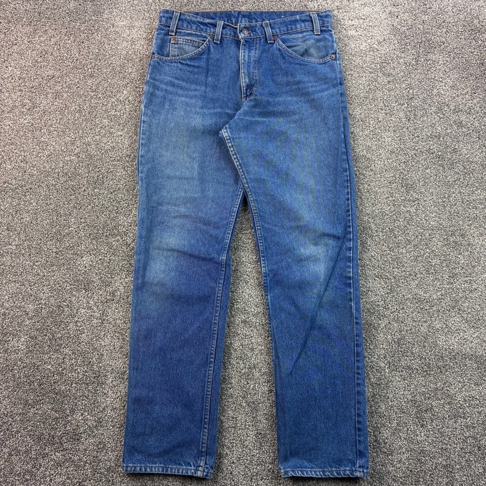 Vintage‎ Levi's 40506 Jeans Mens 33x32 Blue Orange Tab Light Wash Denim USA Made